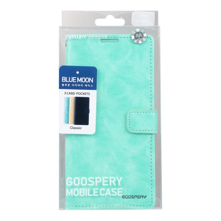 For Samsung Galaxy S25 Ultra 5G GOOSPERY BLUE MOON Crazy Horse Texture Leather Phone Case