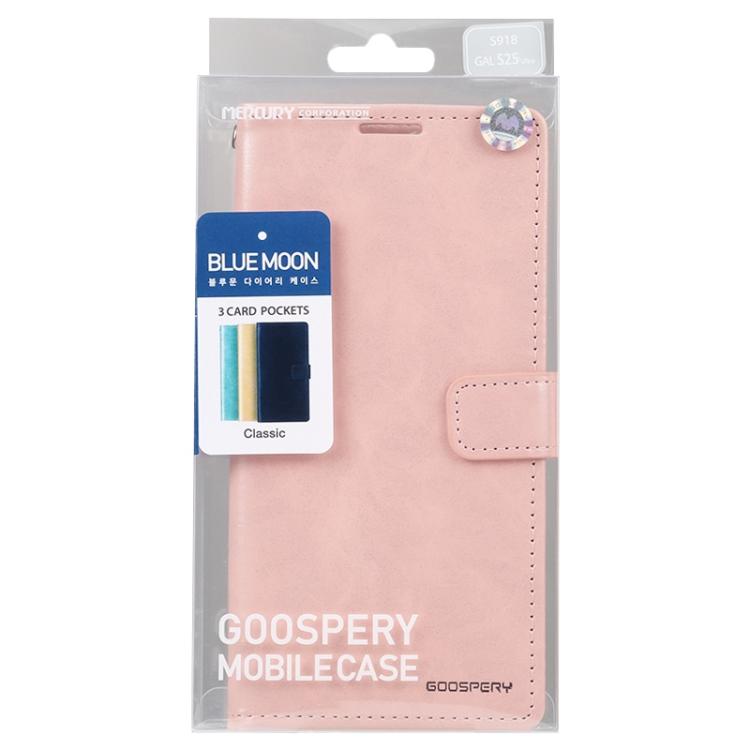 For Samsung Galaxy S25 Ultra 5G GOOSPERY BLUE MOON Crazy Horse Texture Leather Phone Case