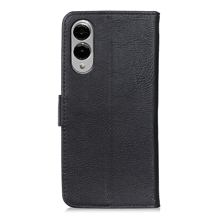 For Samsung Galaxy S25 Edge 5G KHAZNEH Cowhide Texture Horizontal Flip Leather Phone Case
