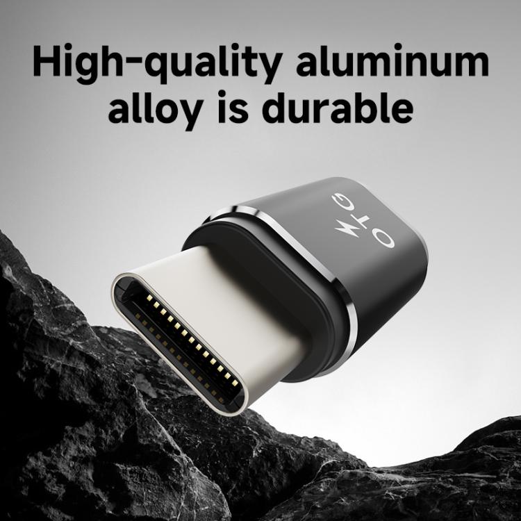 8 Pin to Type-C OTG Adapter - Black