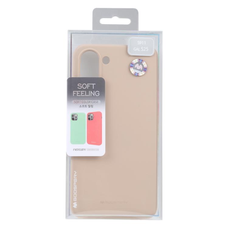 For Samsung Galaxy S25 5G GOOSPERY SOFT FEELING Liquid TPU Soft Phone Case