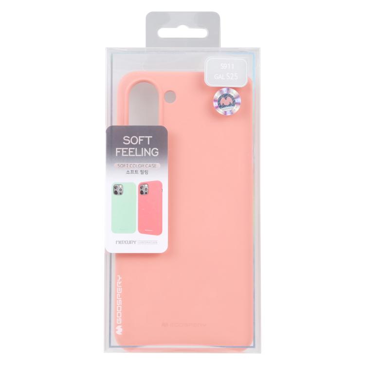 For Samsung Galaxy S25 5G GOOSPERY SOFT FEELING Liquid TPU Soft Phone Case