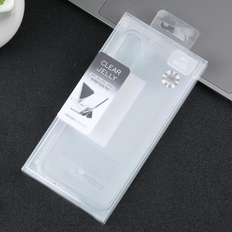 For Samsung Galaxy S25+ 5G GOOSPERY CLEAR JELLY Transparent TPU Soft Phone Case