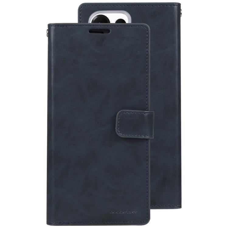 For Samsung Galaxy S25 Ultra 5G GOOSPERY MANSOOR DIARY 9 Card Slots Leather Phone Case