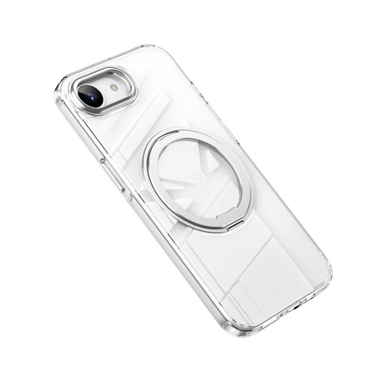 For iPhone 17e / 16e Frosted 360 Degree MagSafe Magnetic Holder Phone Case