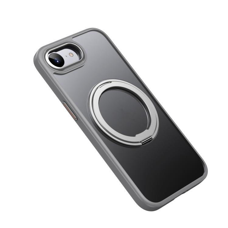 For iPhone 17e / 16e Frosted 360 Degree MagSafe Magnetic Holder Phone Case