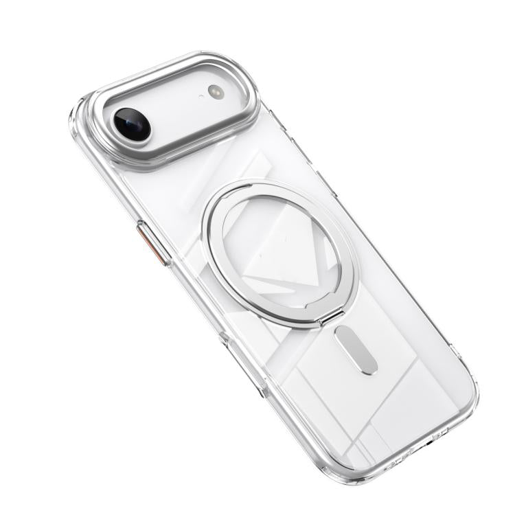 For iPhone Air Frosted 360 Degree MagSafe Magnetic Holder Phone Case