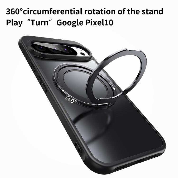 For Google Pixel 10 / 10 Pro Frosted 360 Degree MagSafe Magnetic Holder Phone Case