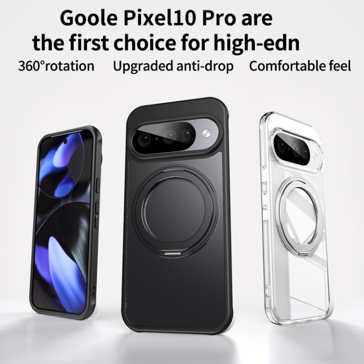 For Google Pixel 10 / 10 Pro Frosted 360 Degree MagSafe Magnetic Holder Phone Case