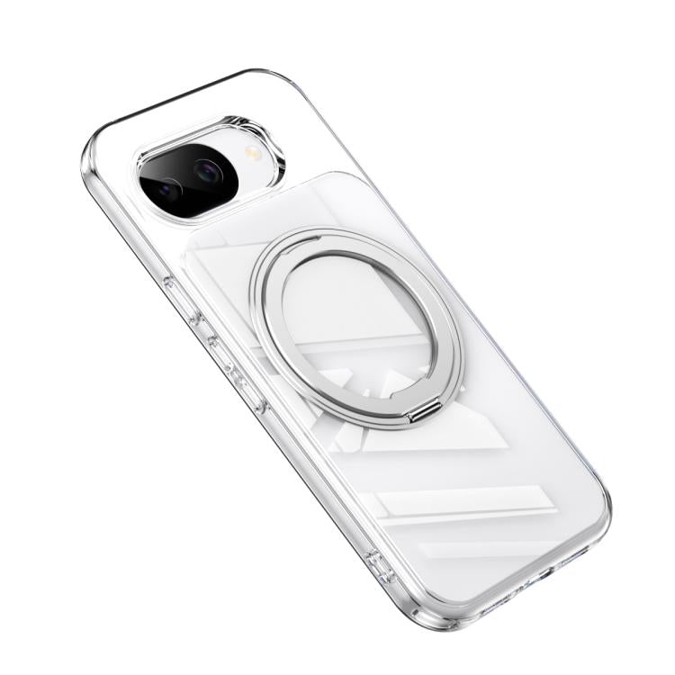 For Google Pixel 10a Frosted 360 Degree MagSafe Magnetic Holder Phone Case