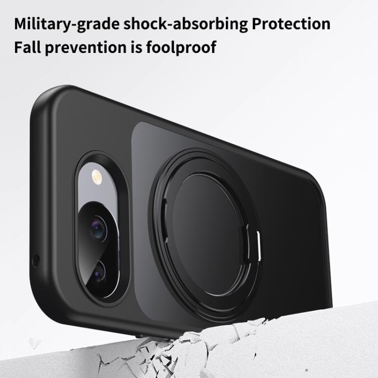 For Google Pixel 10a Frosted 360 Degree MagSafe Magnetic Holder Phone Case