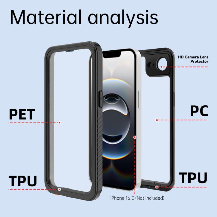 For iPhone 17e / 16e RedPepper Waterproof Phone Case