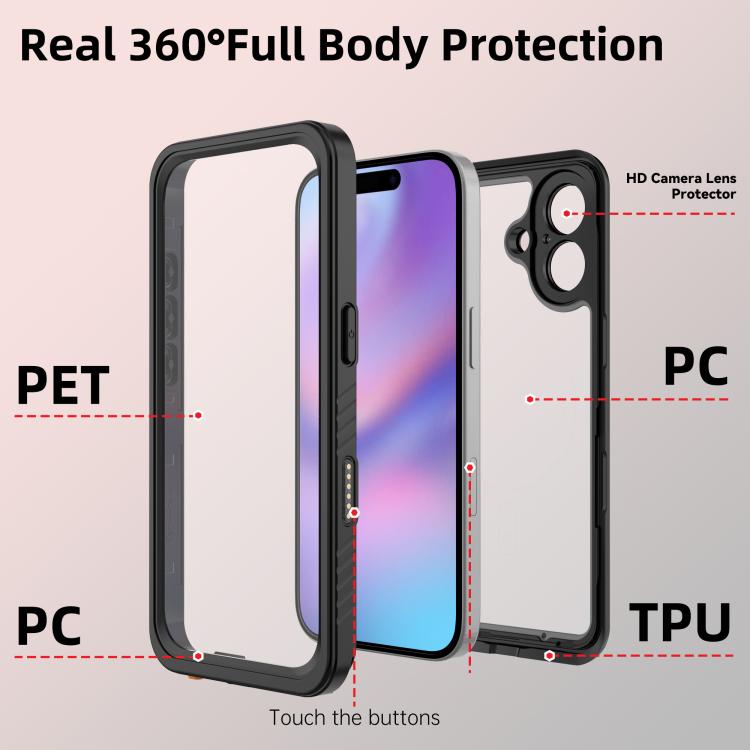 For iPhone 17 RedPepper Waterproof Phone Case
