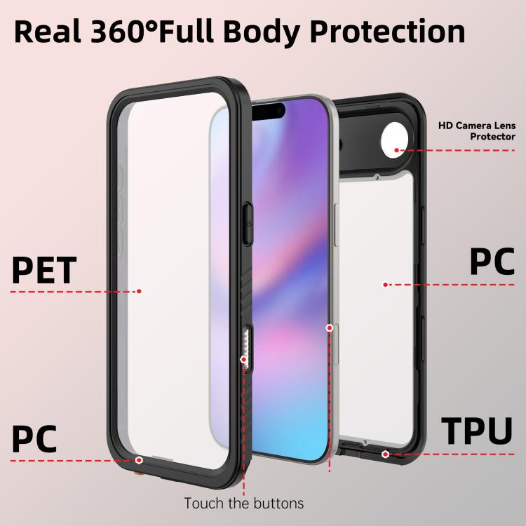 For iPhone Air RedPepper Waterproof Phone Case