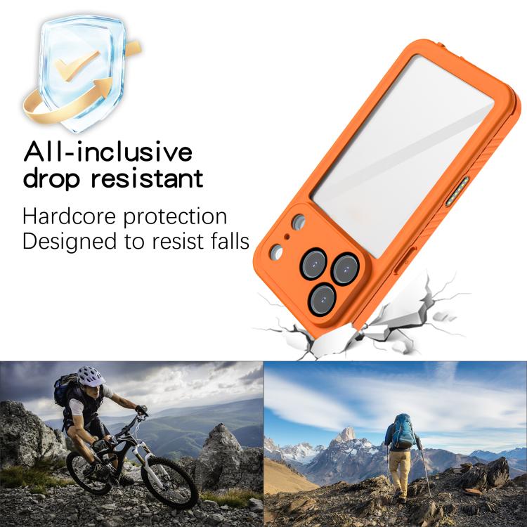 For iPhone 17 Pro RedPepper Waterproof Phone Case