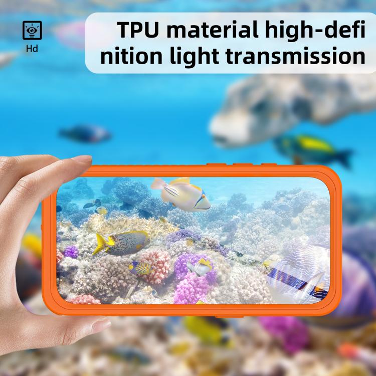 For iPhone 17 Pro RedPepper Waterproof Phone Case