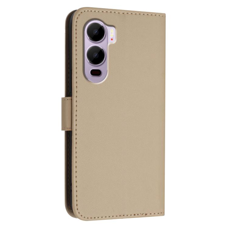 For Itel City 200 4G Triangle Pattern Buckle Clasp Leather Phone Case