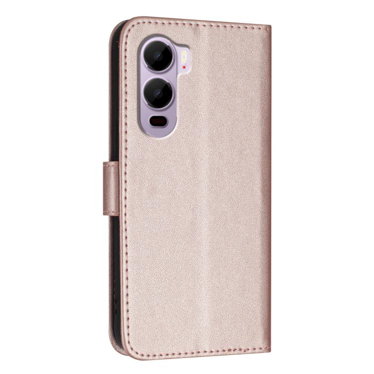 For Itel City 200 4G Triangle Pattern Buckle Clasp Leather Phone Case