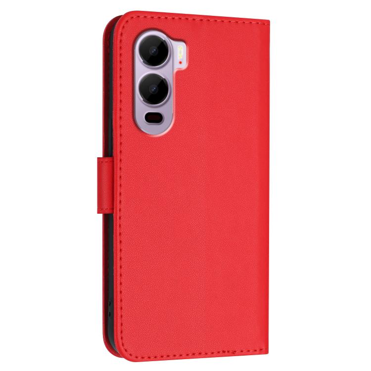 For Itel City 200 4G Triangle Pattern Buckle Clasp Leather Phone Case