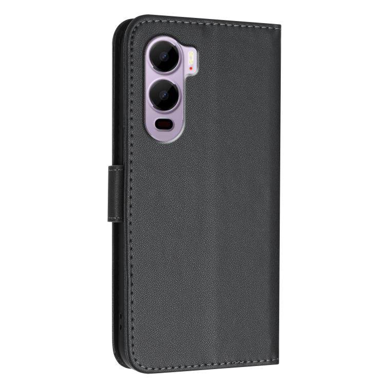 For Itel City 200 4G Triangle Pattern Buckle Clasp Leather Phone Case