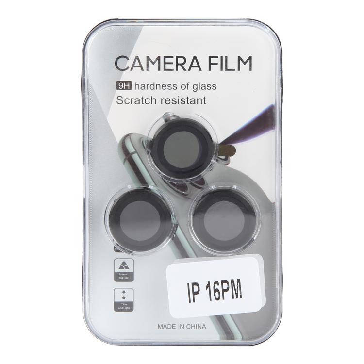 For iPhone 16 Pro / 16 Pro Max Back Camera Cover 9H Tempered Glass Lens Film