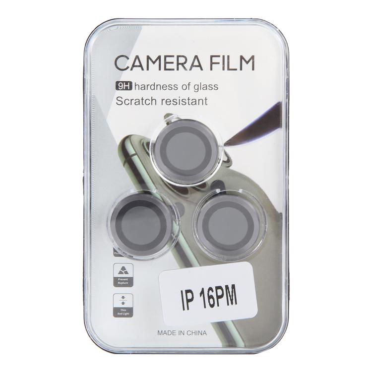 For iPhone 16 Pro / 16 Pro Max Back Camera Cover 9H Tempered Glass Lens Film