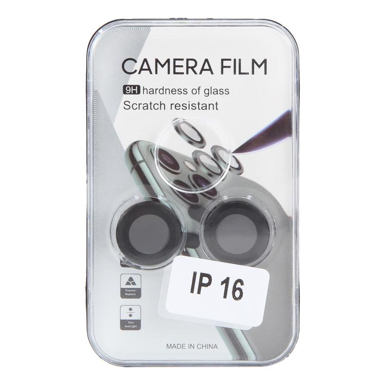 For iPhone 16 / 16 Plus Back Camera Cover 9H Tempered Glass Lens Film