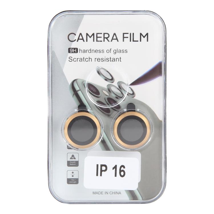 For iPhone 16 / 16 Plus Back Camera Cover 9H Tempered Glass Lens Film