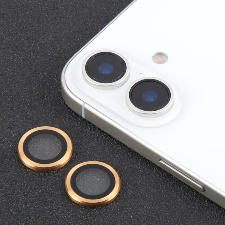 For iPhone 16 / 16 Plus Back Camera Cover 9H Tempered Glass Lens Film
