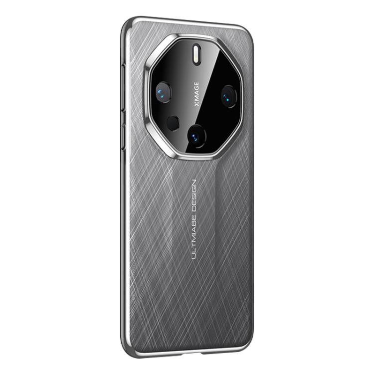 For Huawei Mate 60 RS Ultimate Imitation Ultimate Design Plain Leather Paint PC Phone Case