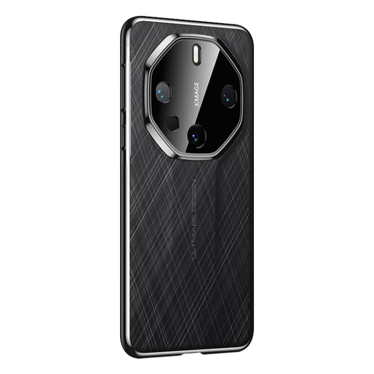 For Huawei Mate 60 RS Ultimate Imitation Ultimate Design Plain Leather Paint PC Phone Case