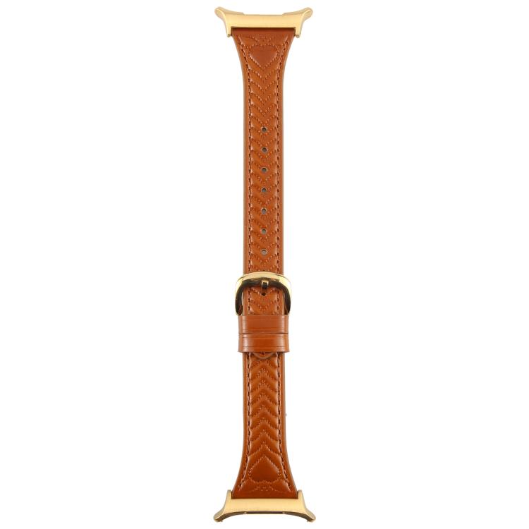 For Samsung Galaxy Watch Ultra 47mm / Ultra 2025 Metal Connector Heart-Shaped Embossed Leather Watch Band