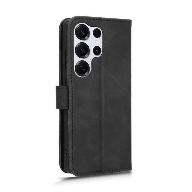 For Samsung Galaxy S25 Ultra 5G Skin Feel Magnetic Flip Leather Phone Case