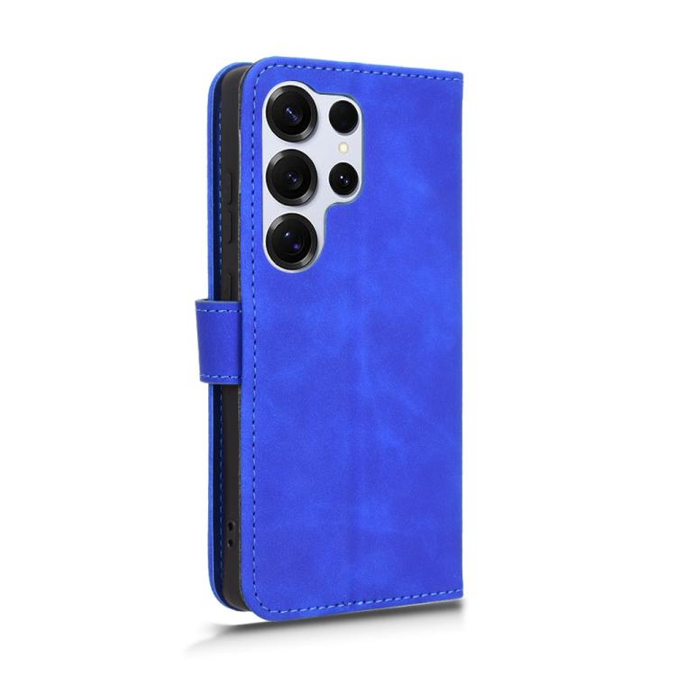 For Samsung Galaxy S25 Ultra 5G Skin Feel Magnetic Flip Leather Phone Case