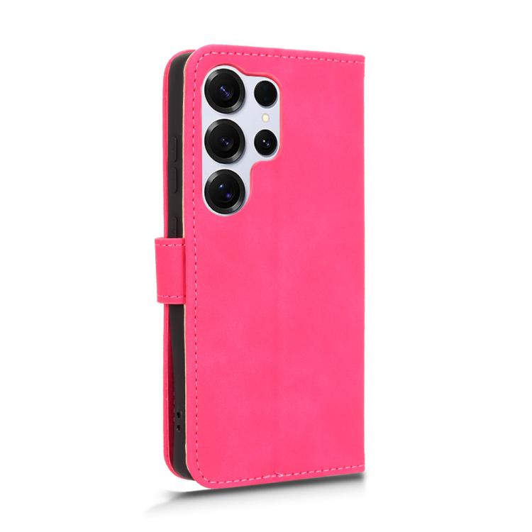 For Samsung Galaxy S25 Ultra 5G Skin Feel Magnetic Flip Leather Phone Case