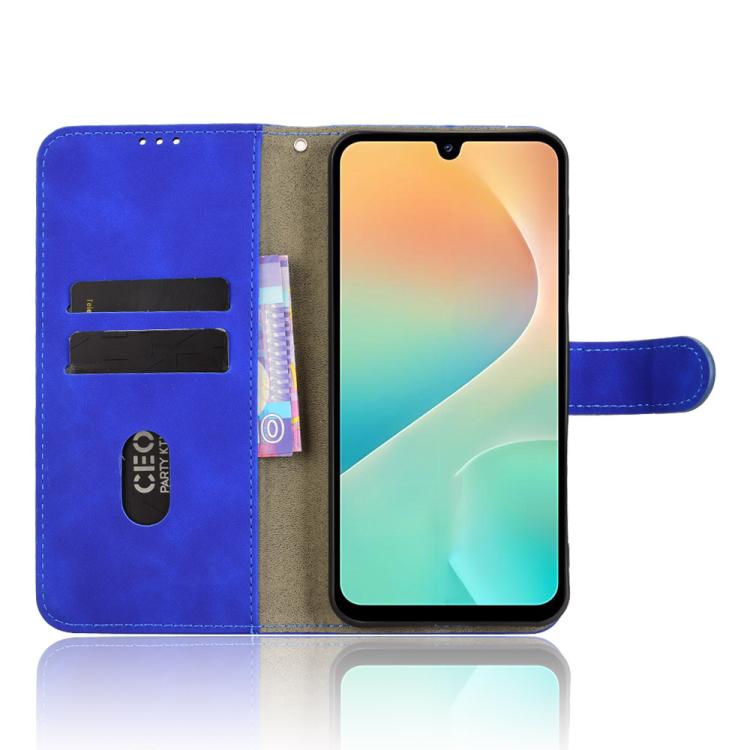 For Samsung Galaxy M36 5G Skin Feel Magnetic Flip Leather Phone Case