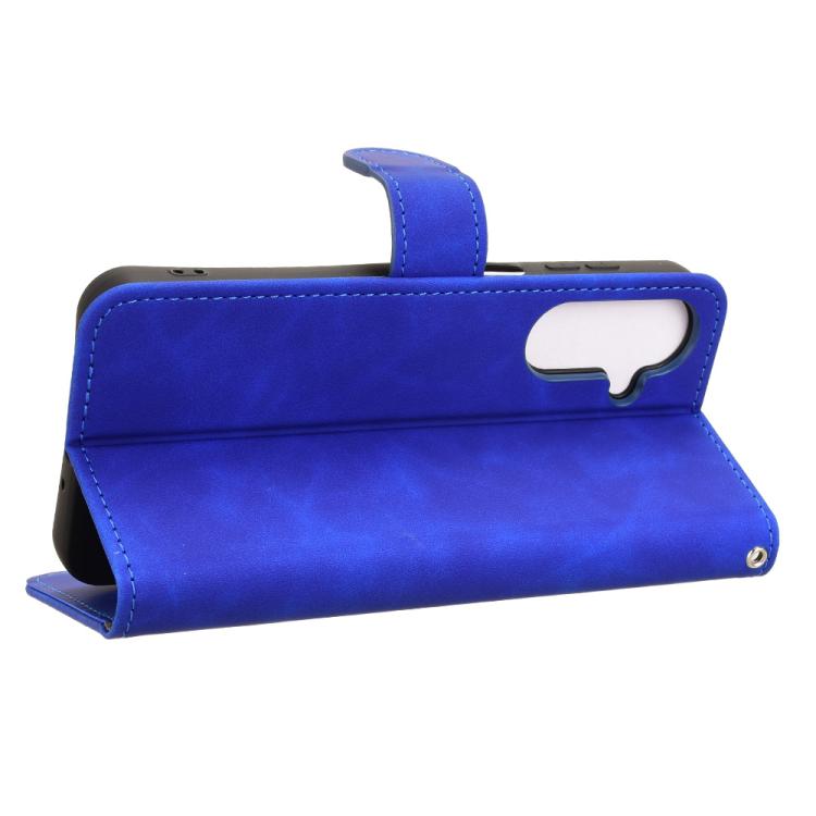 For Samsung Galaxy M36 5G Skin Feel Magnetic Flip Leather Phone Case