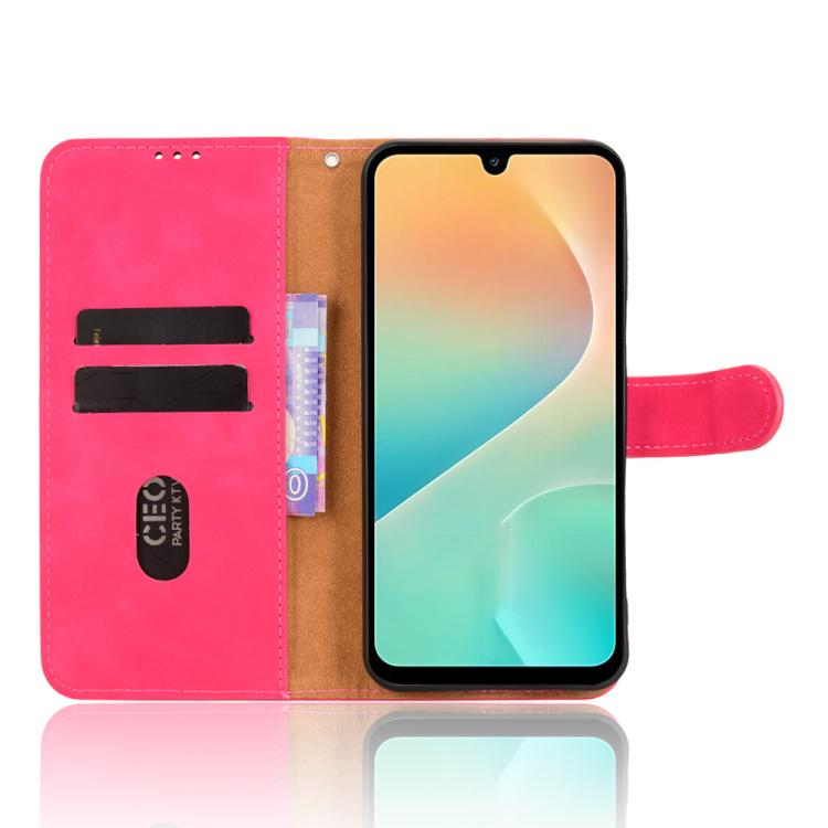 For Samsung Galaxy M36 5G Skin Feel Magnetic Flip Leather Phone Case