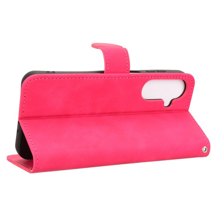 For Samsung Galaxy M36 5G Skin Feel Magnetic Flip Leather Phone Case