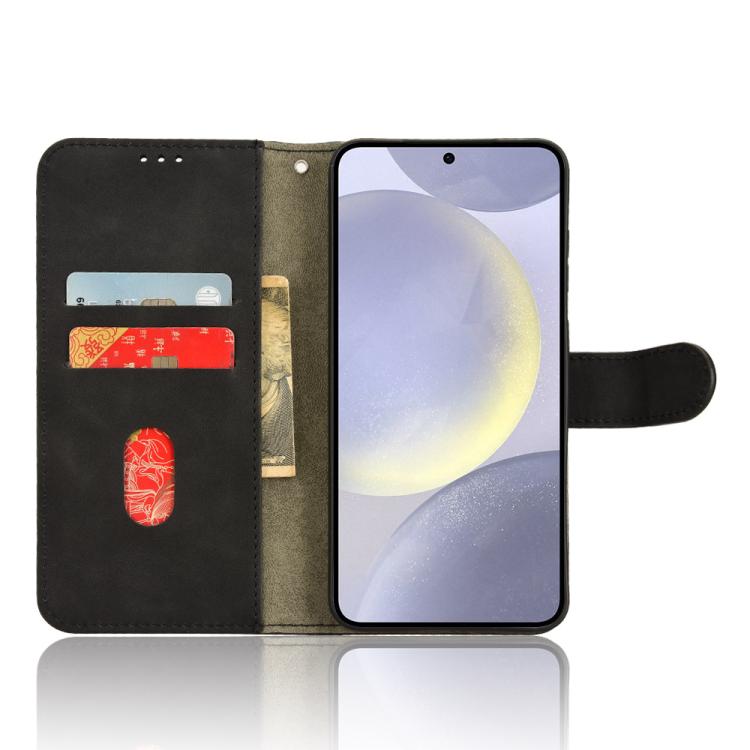 For Samsung Galaxy S26 5G Skin Feel Magnetic Flip Leather Phone Case