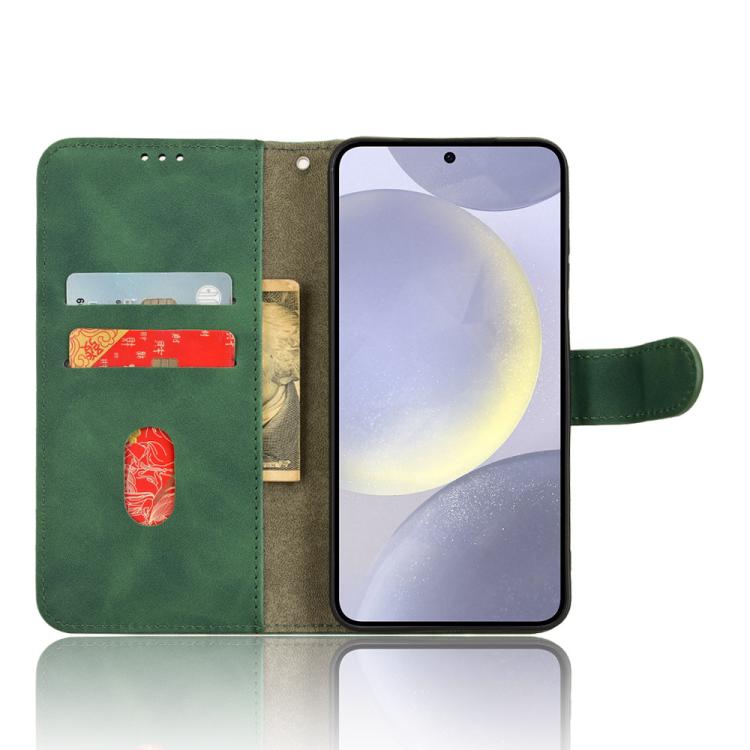 For Samsung Galaxy S26 5G Skin Feel Magnetic Flip Leather Phone Case