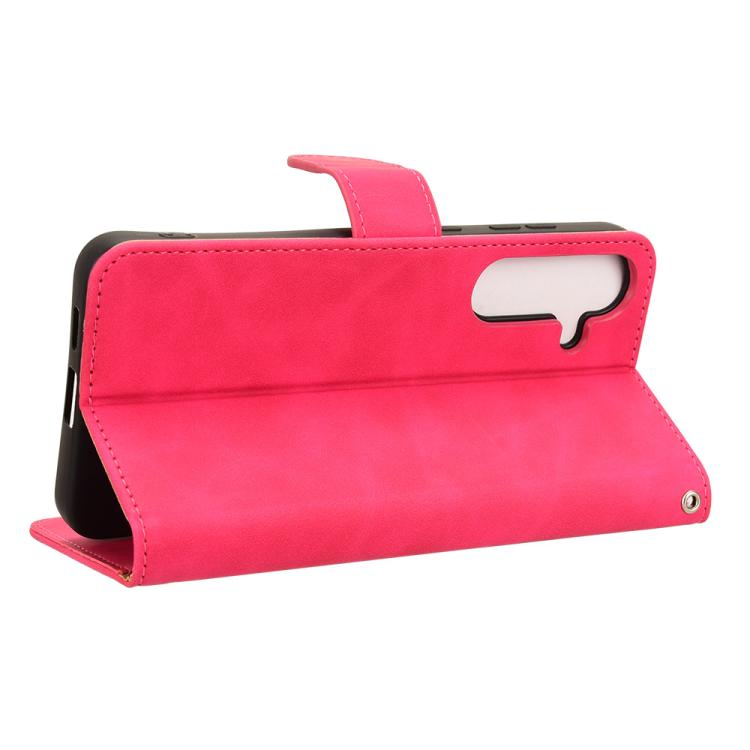 For Samsung Galaxy S26 5G Skin Feel Magnetic Flip Leather Phone Case