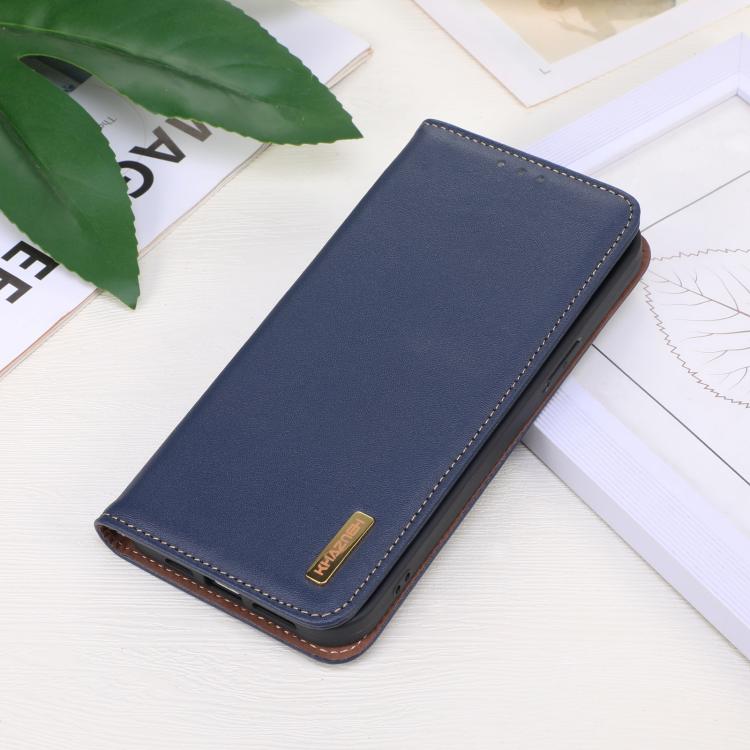 For Samsung Galaxy S25 Edge 5G KHAZNEH Nappa Top Layer Cowhide Leather Phone Case
