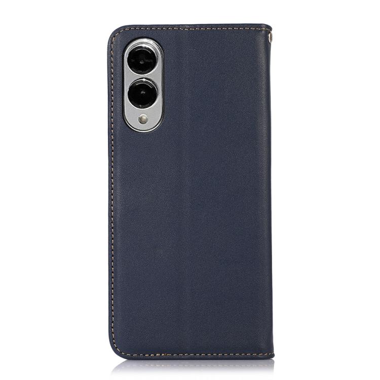 For Samsung Galaxy S25 Edge 5G KHAZNEH Nappa Top Layer Cowhide Leather Phone Case