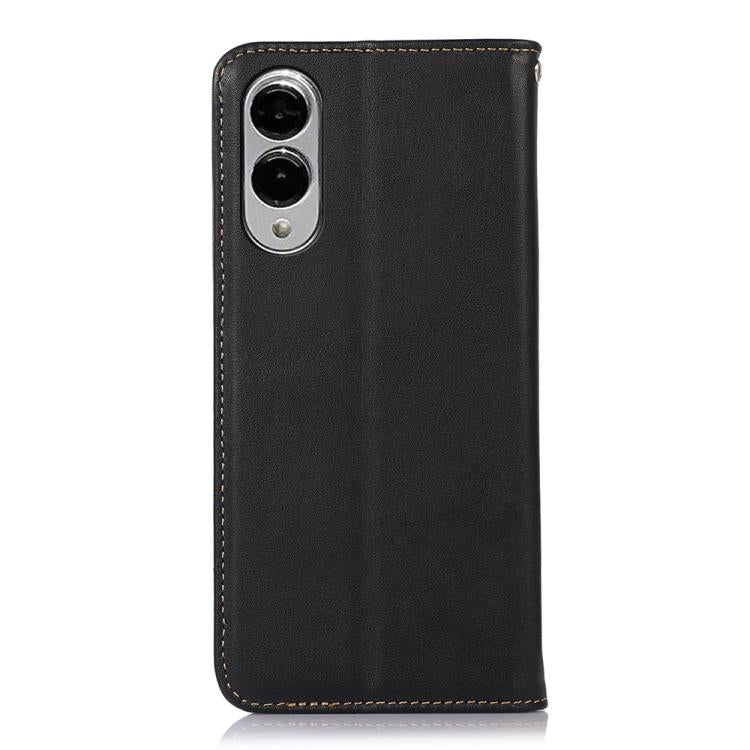 For Samsung Galaxy S25 Edge 5G KHAZNEH Nappa Top Layer Cowhide Leather Phone Case