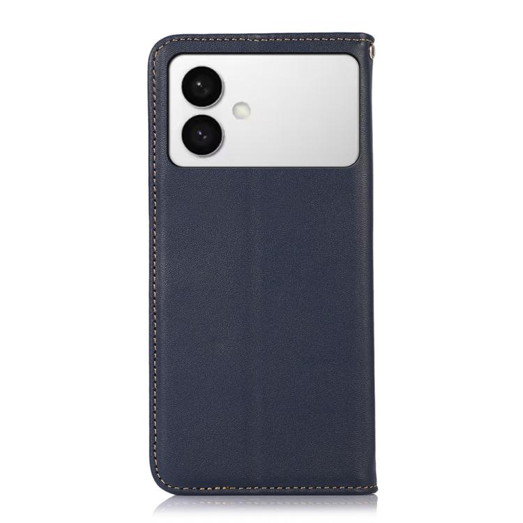 For Samsung Galaxy S26 Edge 5G KHAZNEH Nappa Top Layer Cowhide Leather Phone Case
