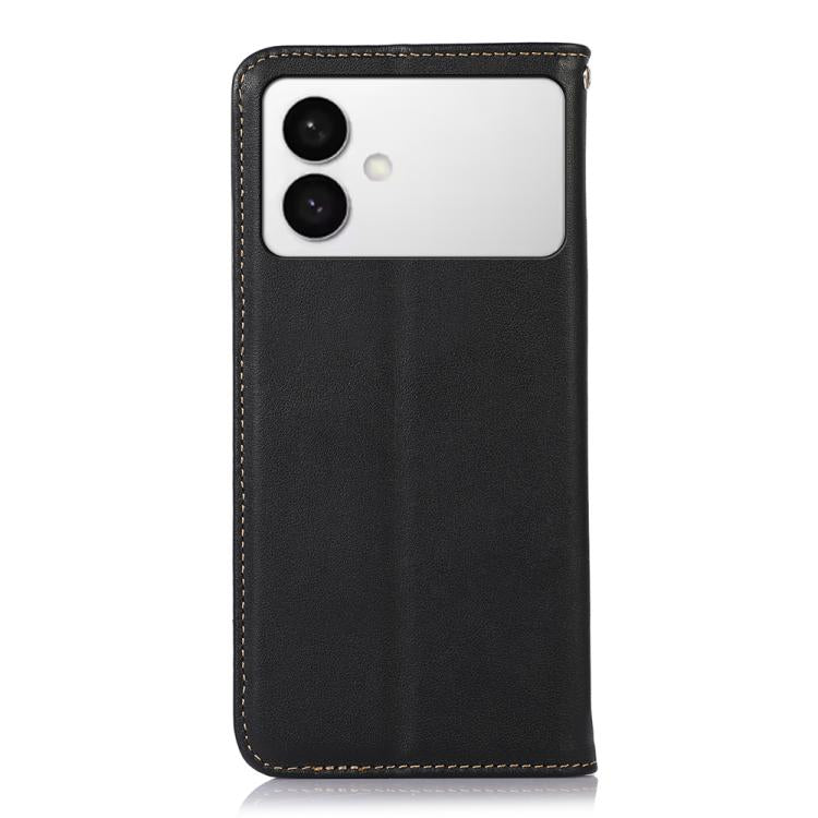 For Samsung Galaxy S26 Edge 5G KHAZNEH Nappa Top Layer Cowhide Leather Phone Case