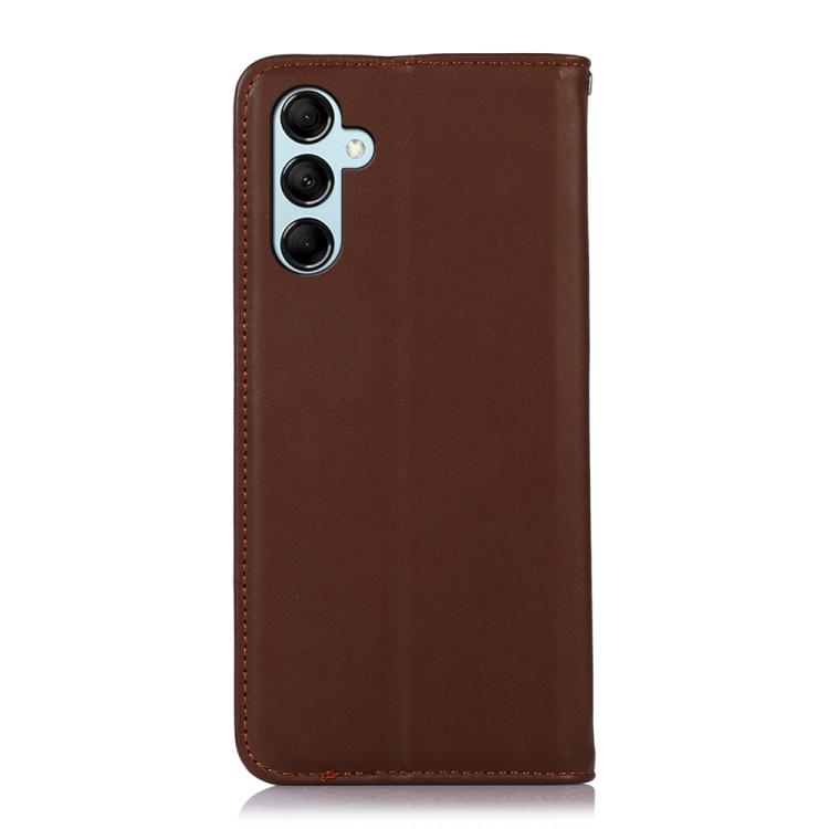 For Samsung Galaxy S26 5G KHAZNEH Nappa Top Layer Cowhide Leather Phone Case