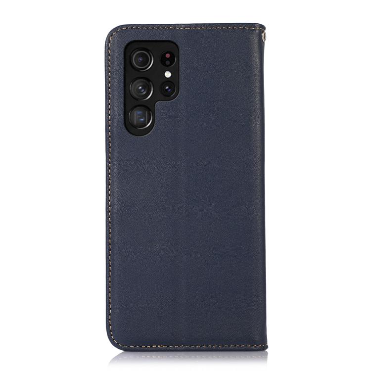For Samsung Galaxy S26 Ultra 5G KHAZNEH Nappa Top Layer Cowhide Leather Phone Case