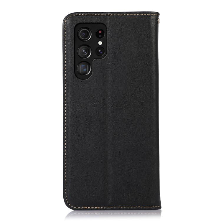 For Samsung Galaxy S26 Ultra 5G KHAZNEH Nappa Top Layer Cowhide Leather Phone Case